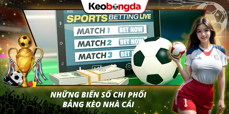 Kèo bóng đá Yếu tố ảnh hưởng mạnh đến bảng kèo nhà cái