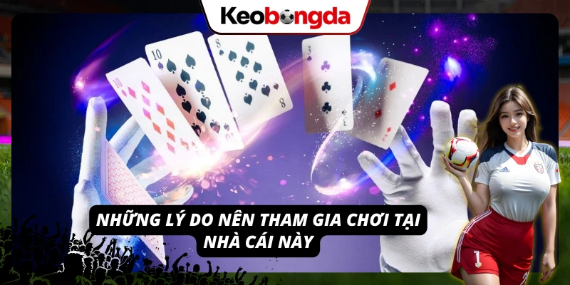 Những lý do mà anh em nên tham gia chơi tại nhà cái này